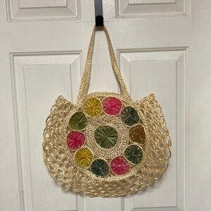 Colorful Woven Tote Bag